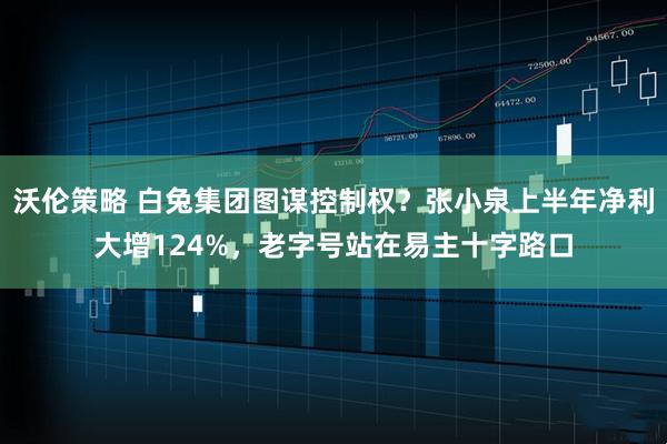沃伦策略 白兔集团图谋控制权？张小泉上半年净利大增124%，老字号站在易主十字路口